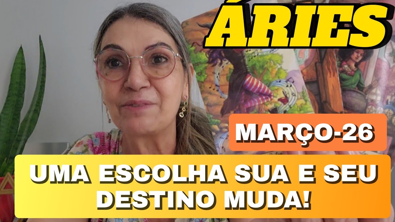 ♈️ÁRIES MARÇO-26! PRA FRENTE QUE SE ANDA! UMA ESCOLHA SUA E VOCÊ MUDA SEU DESTINO 🌞🪬
