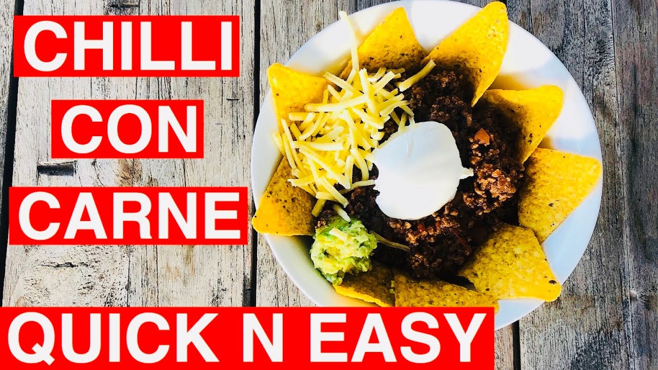 COOK CHILLI CON CARNE YOU CAN BE PROUD OF WITH ONLY 5 INGREDIENTS