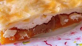 видео: Легкий рецепт соленого тыквенного пирога к Геловину 🎃😋 картинка: Легкий рецепт соленого тыквенного пирога к Геловину 🎃😋