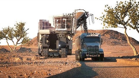 Máy khai thác mỏ lộ thiên- phương án khai thác không nổ mìn Surface Miner của WIRTGEN 1080p