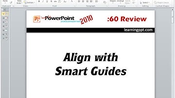 How to align objects with smart guides in PowerPoint