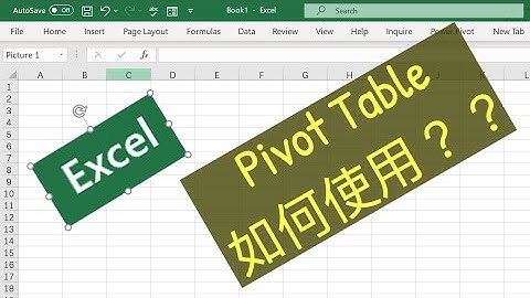 Excel Pivot Table 如何使用?