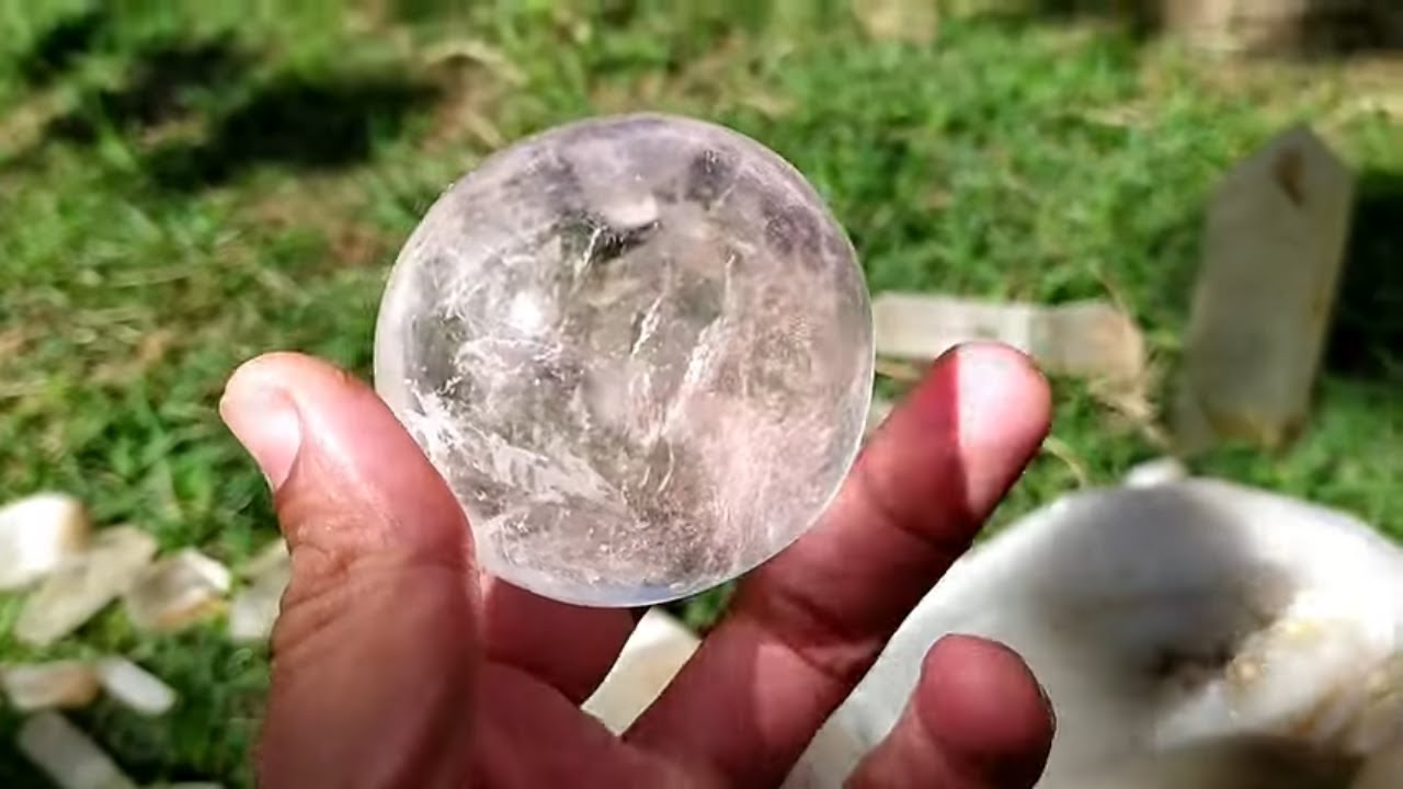 PEDRA LAPIDADO - ESFERA - Bola de Cristal - Loja CristaisdeCurvelo