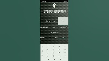 Random Numbers Generator - UPDATE #shorts  #app #android