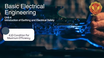 4.10 Condition for Maximum Efficiency | BT104 |