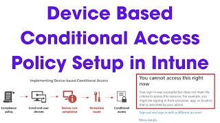 Step-by-Step Guide to Device-Based Conditional Access Policy Setup