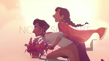 DIGITAL ART TIMELAPSE USING PROCREATE - Sunset Bikeride