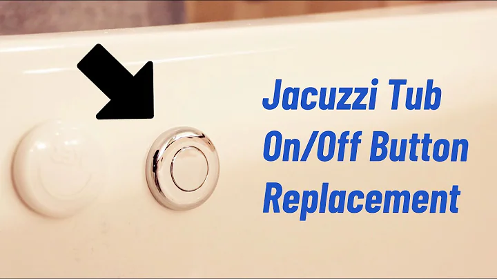 Jacuzzi Küvet On/Off Düğmesi Değiştirme ve Konum Değiştirme