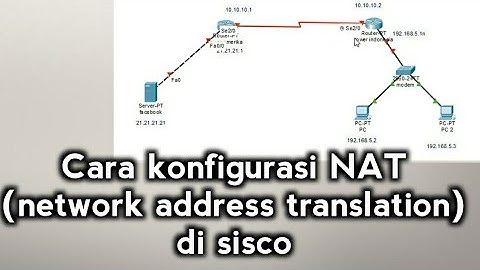 cara konfigurasi internet getway NAT