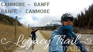 BANFF: El Legacy Trail 👍. Ida y vuelta a CANMORE en bicicleta