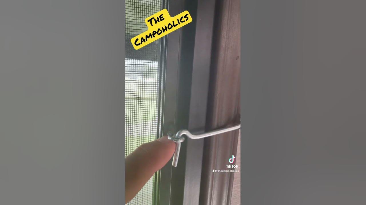 Hook & Eye Latch - RV Door Hack 