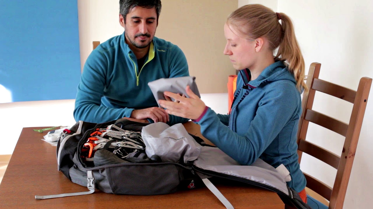 How we pack our Millet ROC 35 Backpack