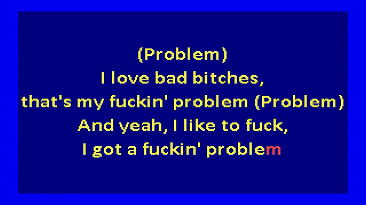F**kin' Problems Karaoke version - Karaoke performance video thumbnail
