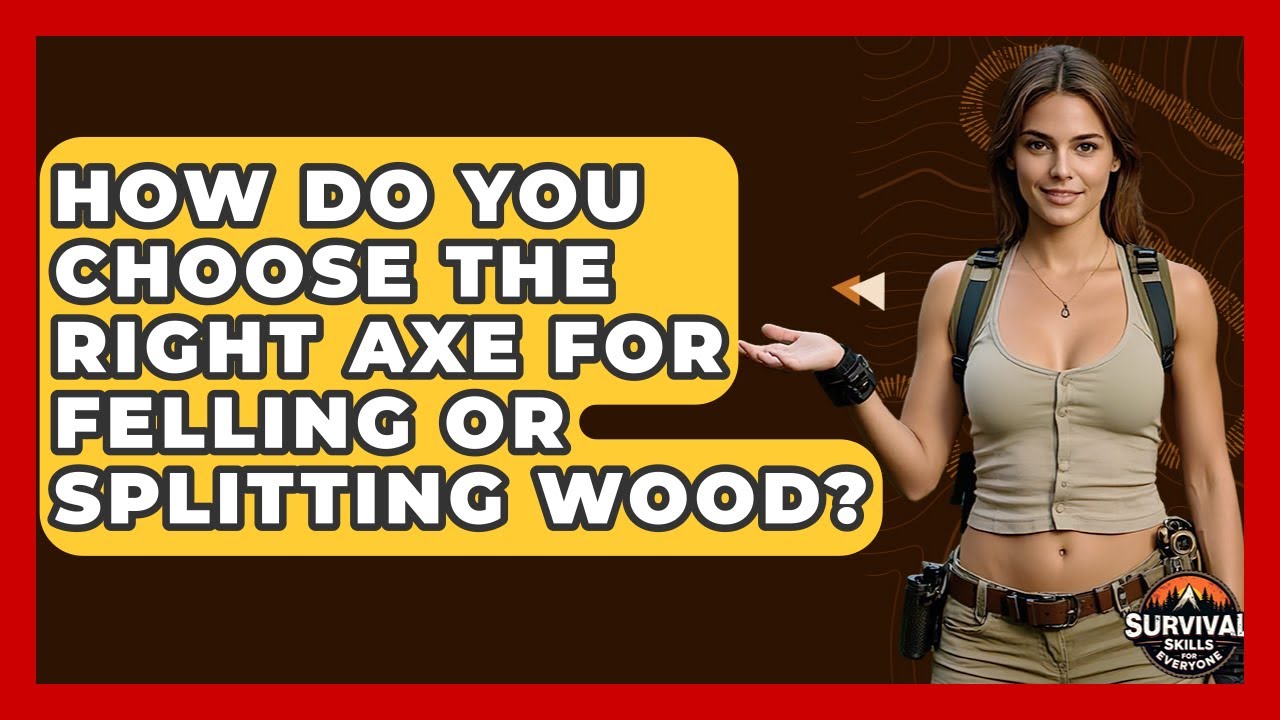 How Do You Choose The Right Axe For Felling Or Splitting Wood? - Survival Skills for Everyone