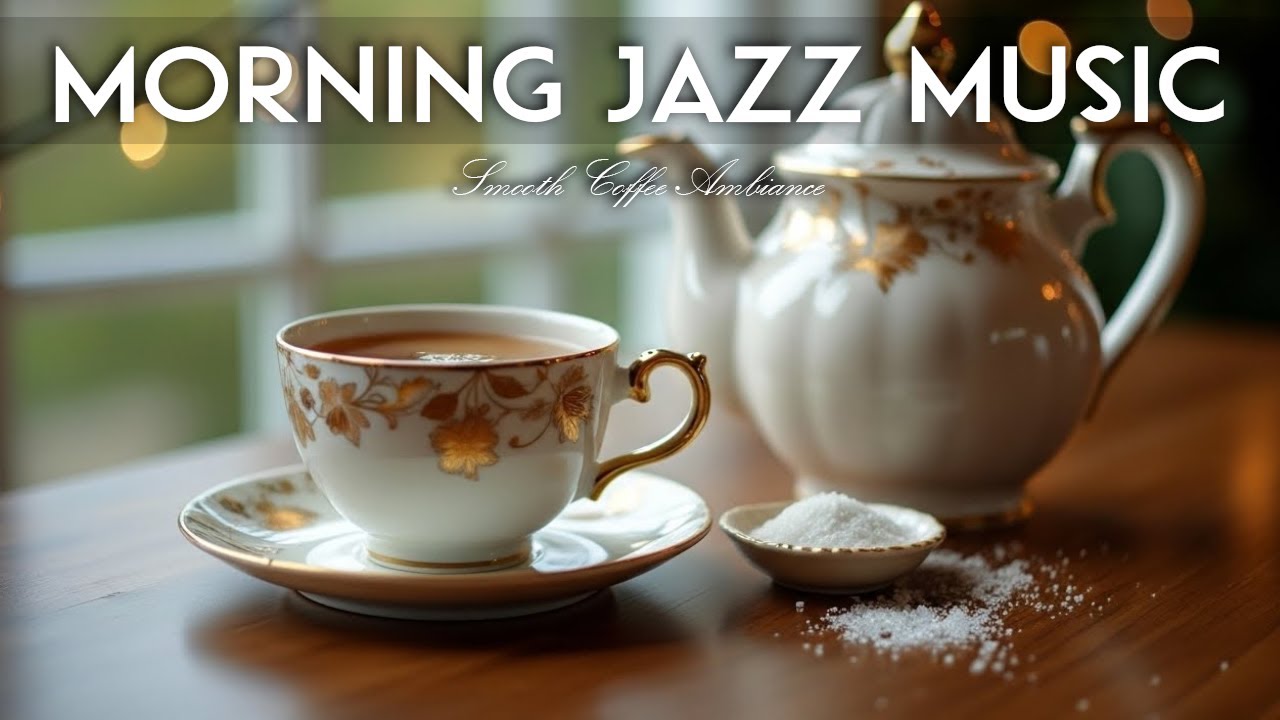 Morning Jazz Music 🎶✨ Bossa Nova Instrumental and Relaxing Jazz Cafe Music for Studying.