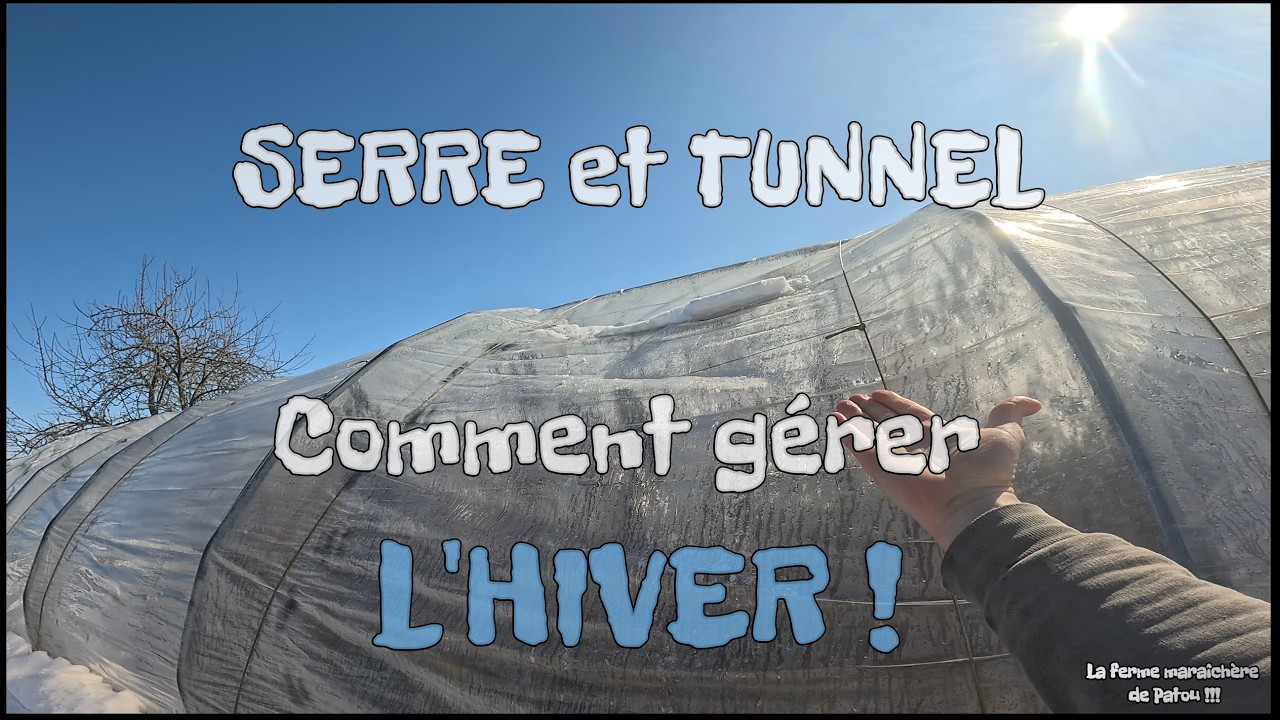 Québec | SERRE &TUNNEL | Savez-vous COMMENT BIEN les gérer l'hiver? | Trucs et conseils!