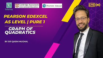 Edexcel AS Level || Pure Math 1 || Ch 2: Graph of Quadratics || Lecture by Qasim Mughal || Edulaxy