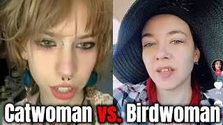 Catwoman Vs. Birdwoman!