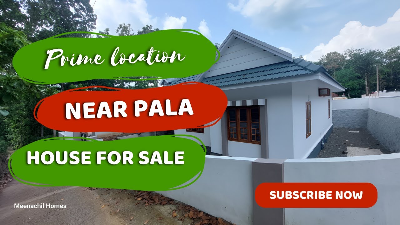 Beautiful house for sale near Pala Ponkunnam.11 സെന്റ് സ്ഥലം 4 ബെഡ് റൂം