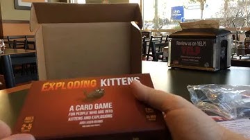 Exploding Kittens Unboxing
