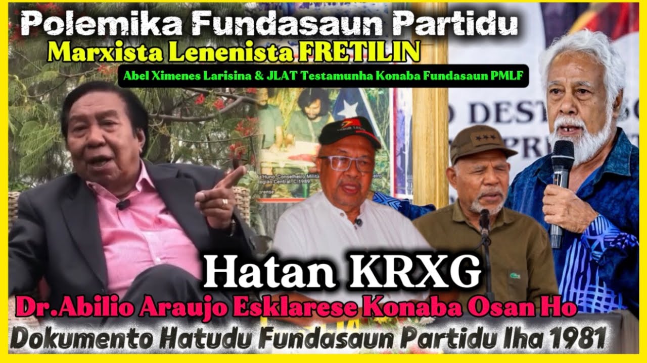 Dr.AA Hatan KRXG_& Esklarese Konaba Osan Ho Fundasaun Partidu PMLF Iha 1981