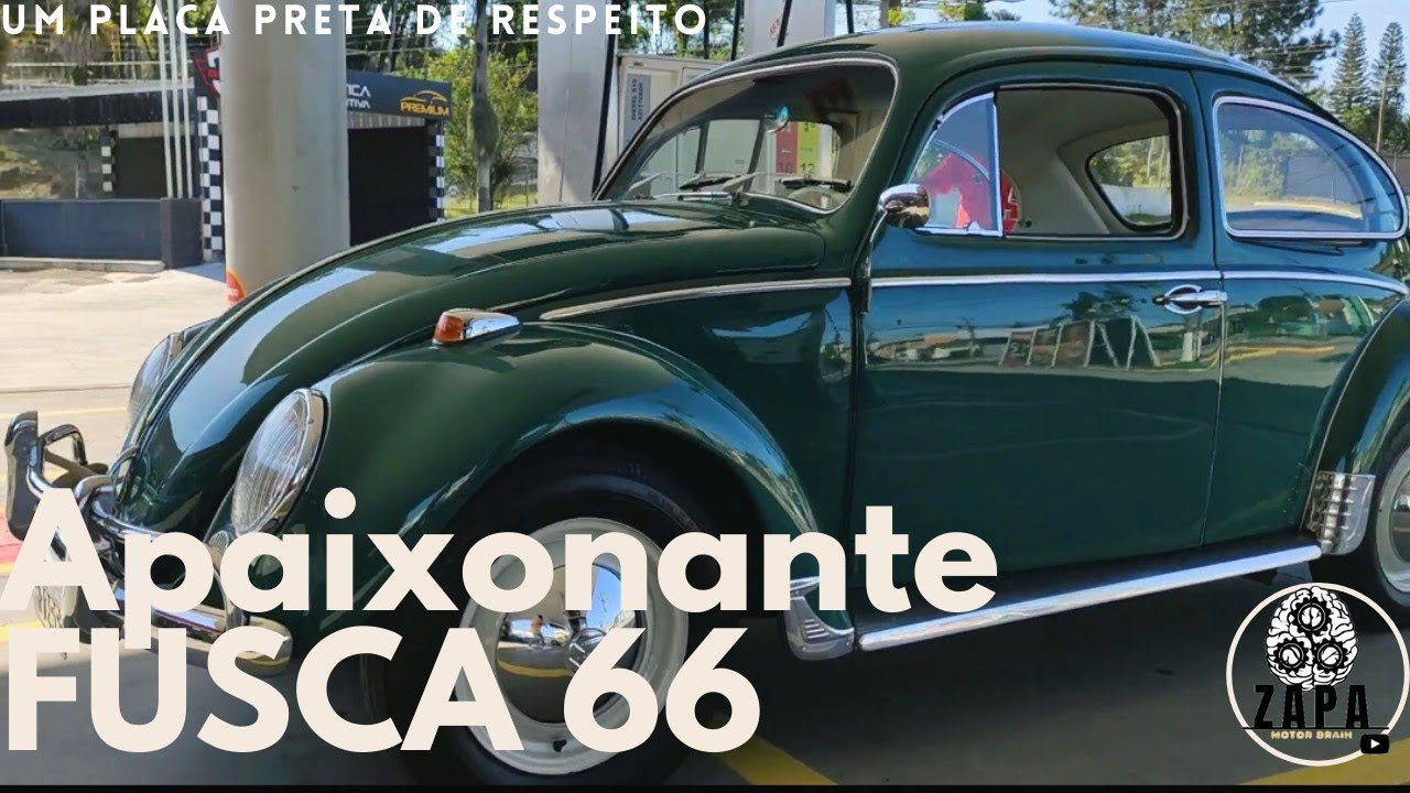 FUSCA 66 PLACA PRETA! O carro que mais fez história no Brasil!