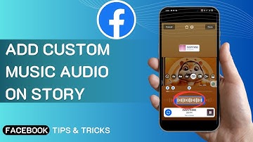 How To Add Custom Music Audio On Facebook Story 2024 | Initial Solution