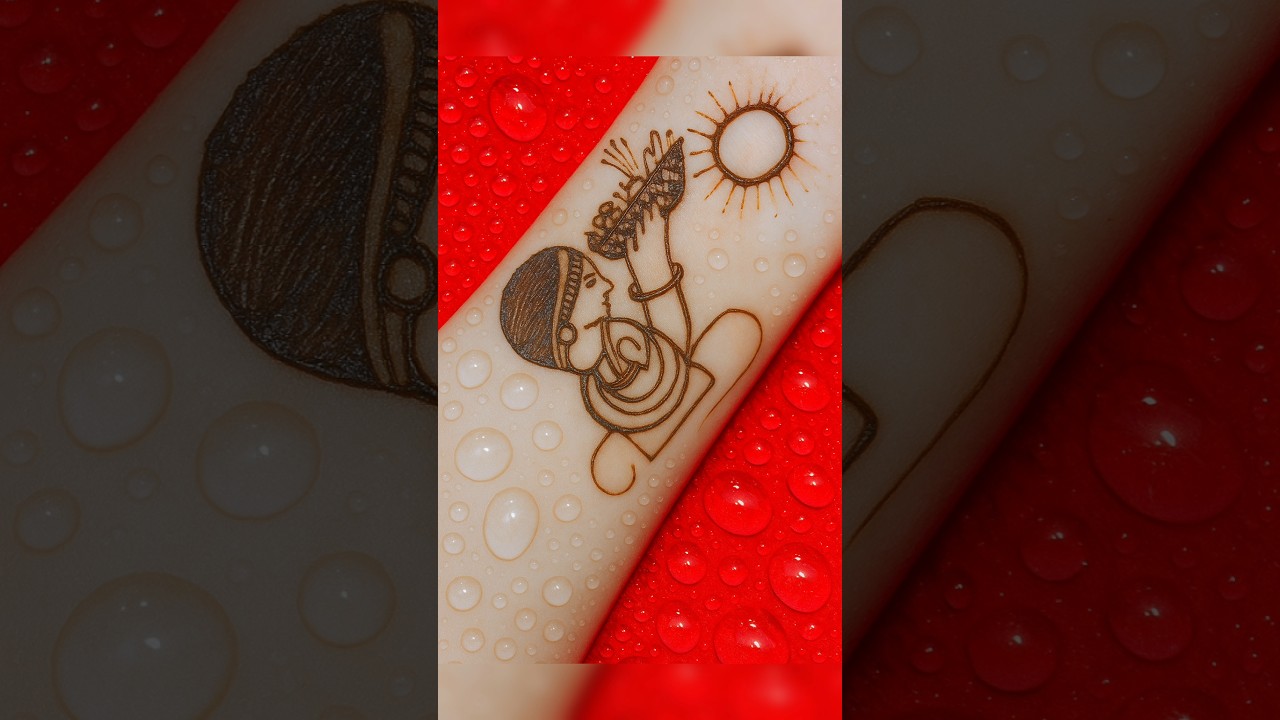 🌞 Chhath Puja Special Mehndi Design | New Trending Mehndi Art 2025