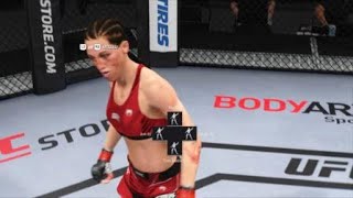 UFC 4-Emotes then gets choked to sleep