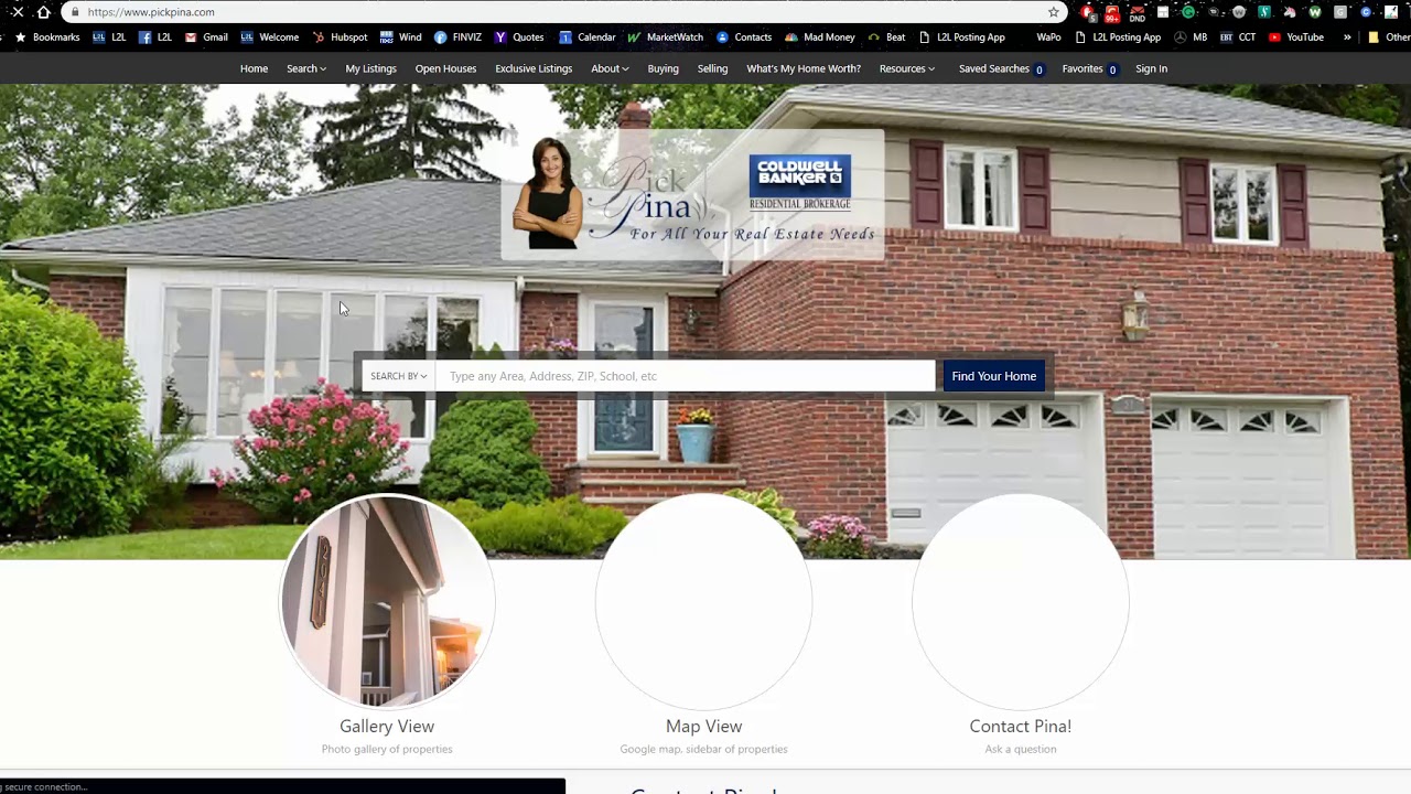 Millennium Real Estate Group Marketing with L2L, Landing Page, Open