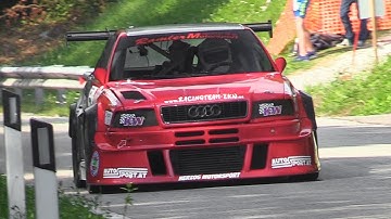 Audi S2-R Quattro Hillclimb Monster - 2.2 5-cylinder Turbo Engine Symphony!