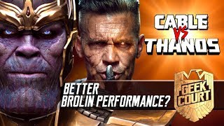 Cable or Thanos? - Geek Court! LIVE