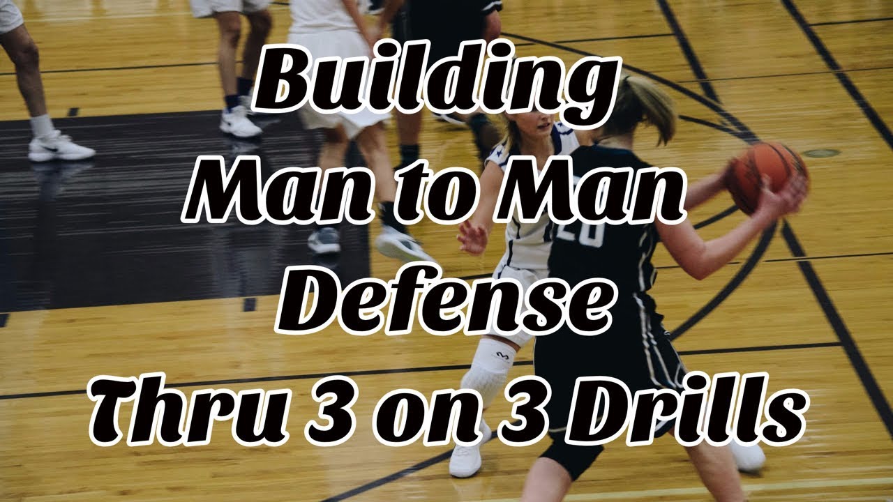 Building a Man to Man Defense thru 3 on 3 Drills (Part 4) YouTube