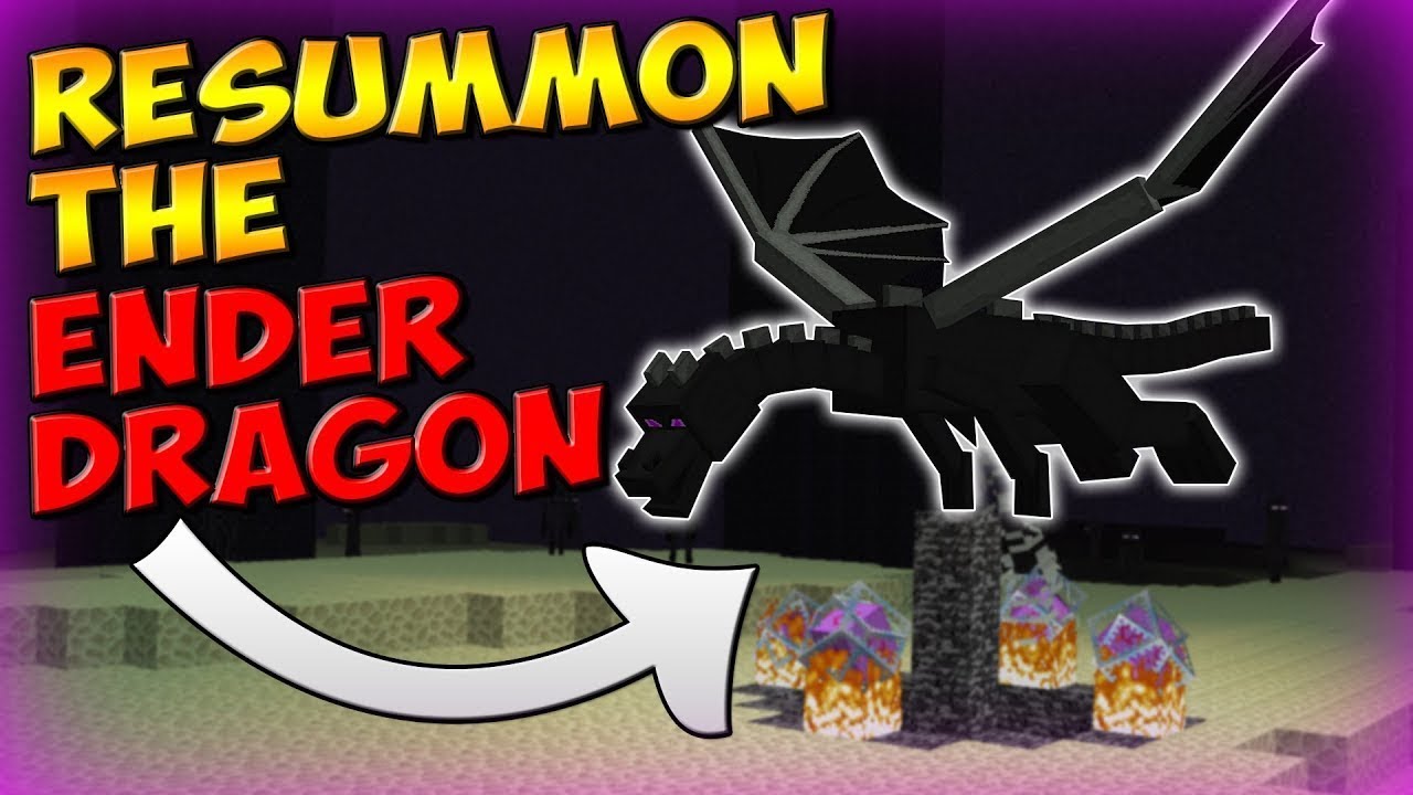 How to summon the Ender Dragon in the end dimension again OMG!!! - YouTube