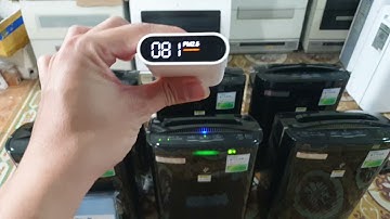 0989897559- Clip test khả năng lọc bụi 2.5PM của máy lọc không khí SHARP KC-Y45