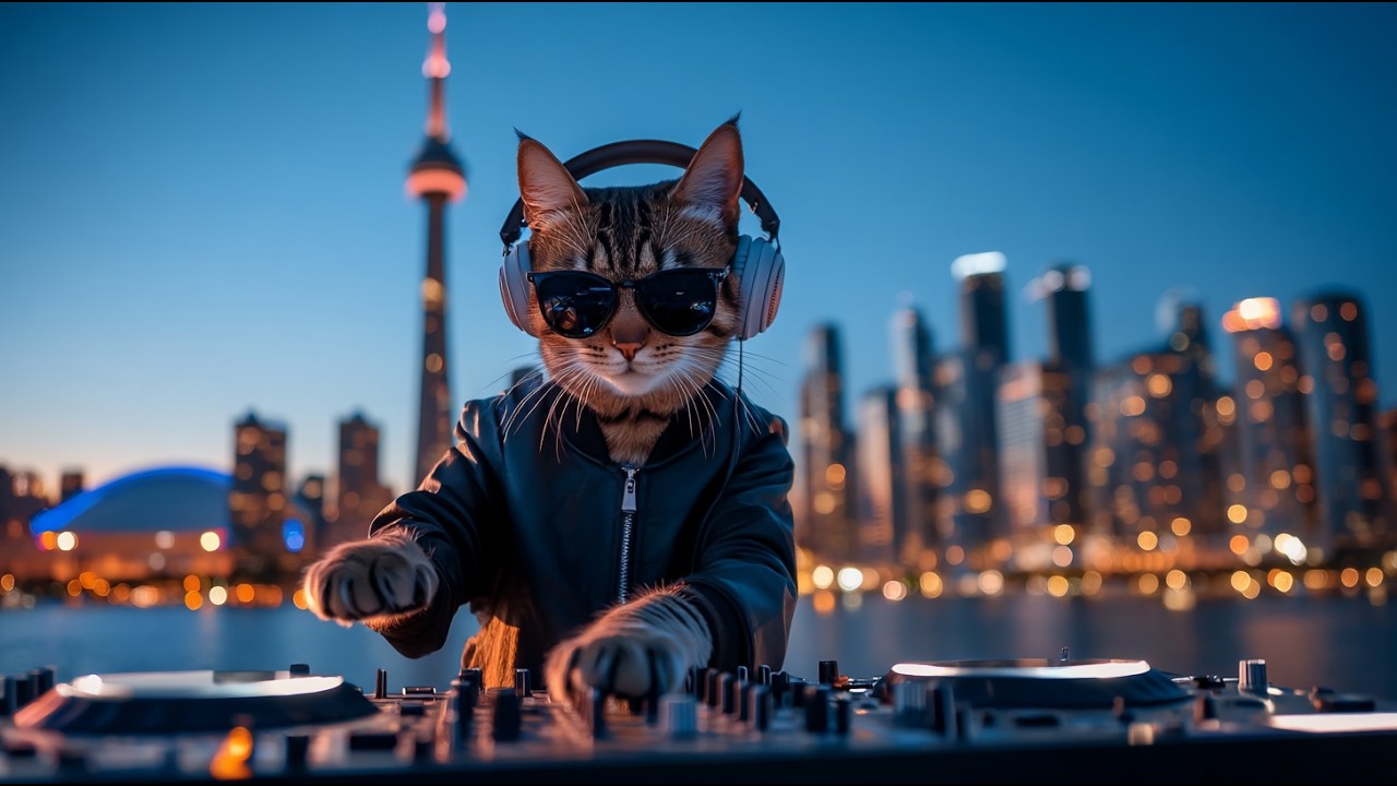 DJ MIAWW Toronto Jazz House 🇨🇦 Rooftop Skyline Night Mix | Smooth City Groove