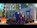 Family of 5 n tiny house on historic homestead  embracing slow living