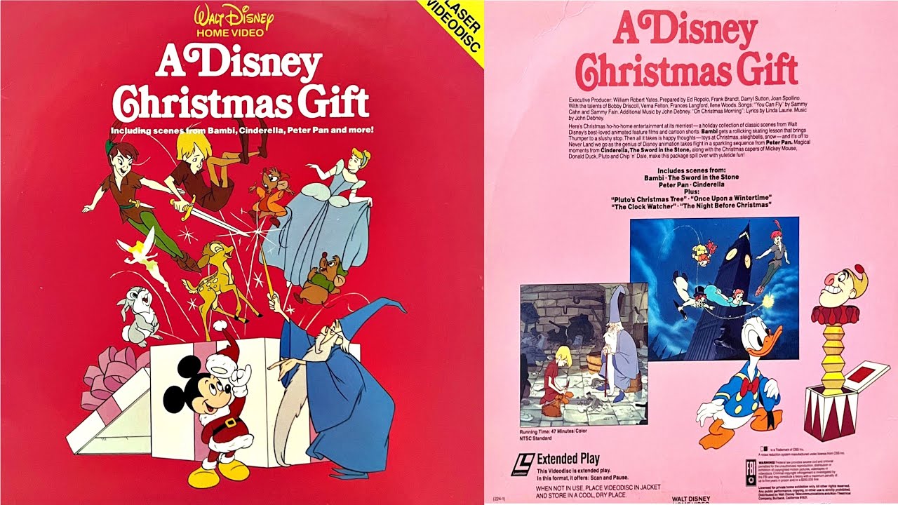 A Disney Christmas Gift VHS Walt Disney Home Video 