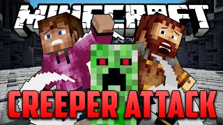 Minecraft MiniGame: CREEPER ATTACK! w/ Vaecon