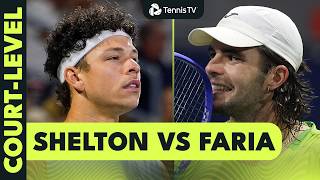 Court-Level for Shelton-Faria Clash 🍿 | Cincinnati 2026 Highlights