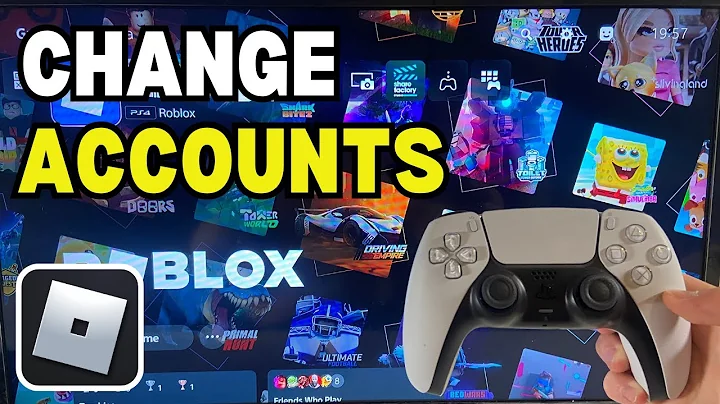 How To Change Roblox Account On PS4/PS5
