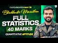 CA Foundation Statistics Marathon 🚀 Complete 40 Marks in One Shot l Hitesh Parmar
