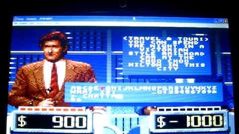 Jeopardy! SEGA Genesis Gameplay 1 (First Redemption) Part 1