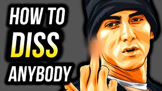 How To Write A Rap Diss In 12 Mins. or Less (Step-By-Step)