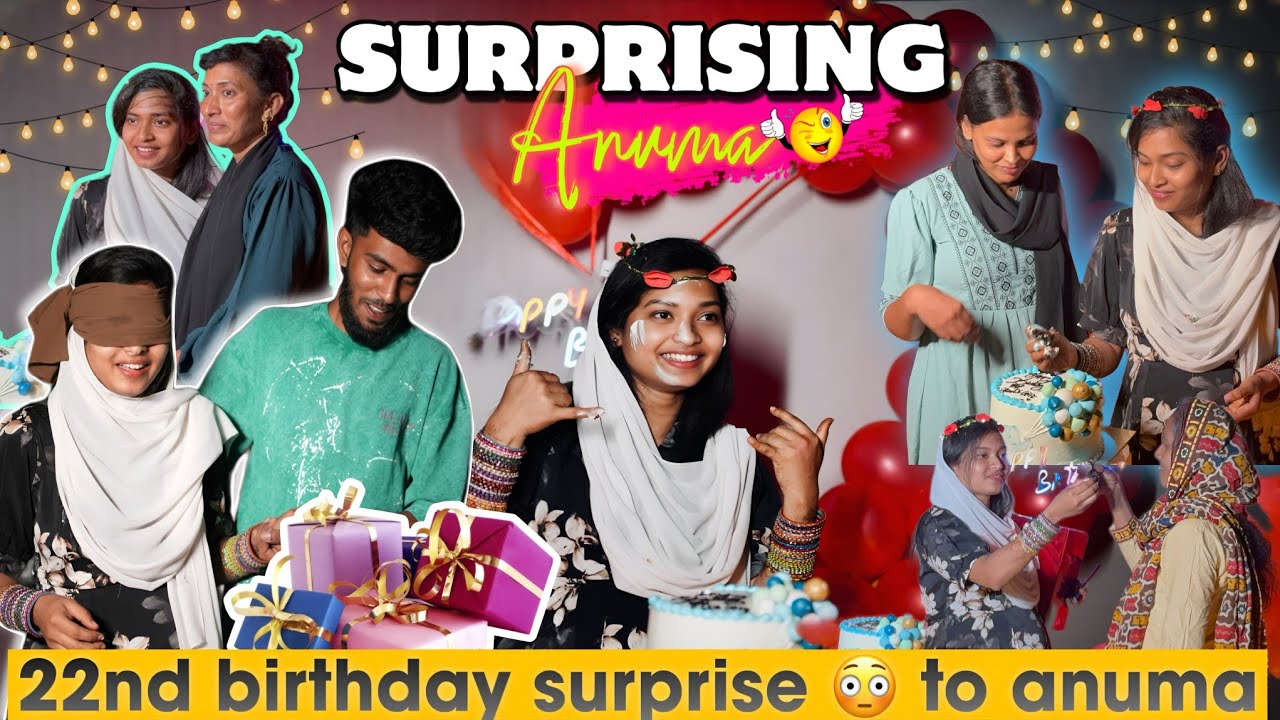 Anufa's 22nd birthday celebration 😍‼️She got emotional 🥹❤️ 
