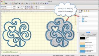 Adding Knockdown Stitching