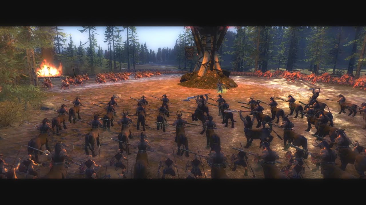 Empire vs Beastmen | Total War Warhammer quest battle in cinematic view