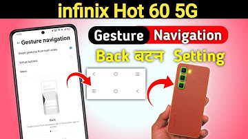 Infinix Hot 60 5G Back Button Settings | Infinix Hot 60 me back button kaise lagaye/navigation