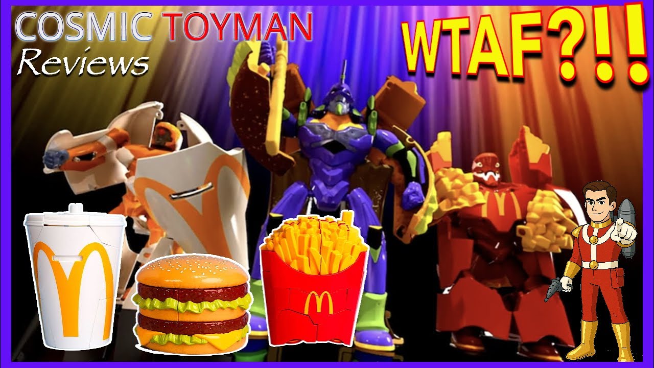 Evangelion x McDonalds Colab Transforming Toys Unboxing!