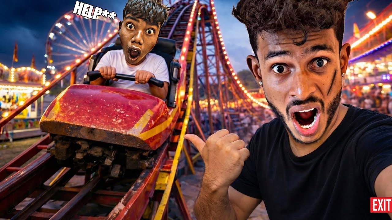 CHOTU RIDE DANGER ROLER COSTER MELA | CHOTU MISING ON BIGEST MELA 